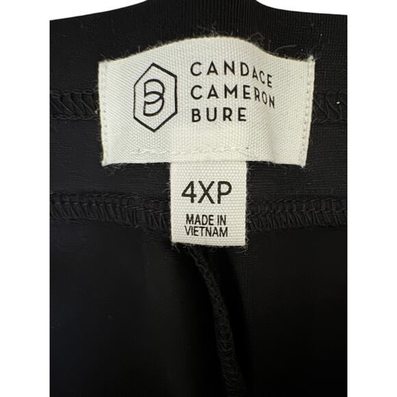 Candace Cameron Bure Black Pull-On Pants Petite 4X Rayon Blend Comfort Stretch - Picture 9 of 10